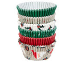 Season's Greetings Christmas Cupcake Liners 150 Count