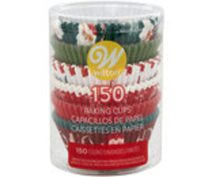 Traditional Christmas Cupcake Liners 150 Count