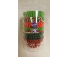 Mini Christmas Cupcake Liners 150 Count