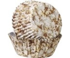 Popcorn No Fade Foil Cupcake Liners