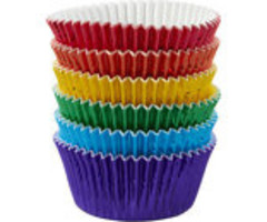 Foil Cupcake Liners Multi Color 72 Count