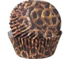 Pretzels No Fade Foil Cupcake Liners