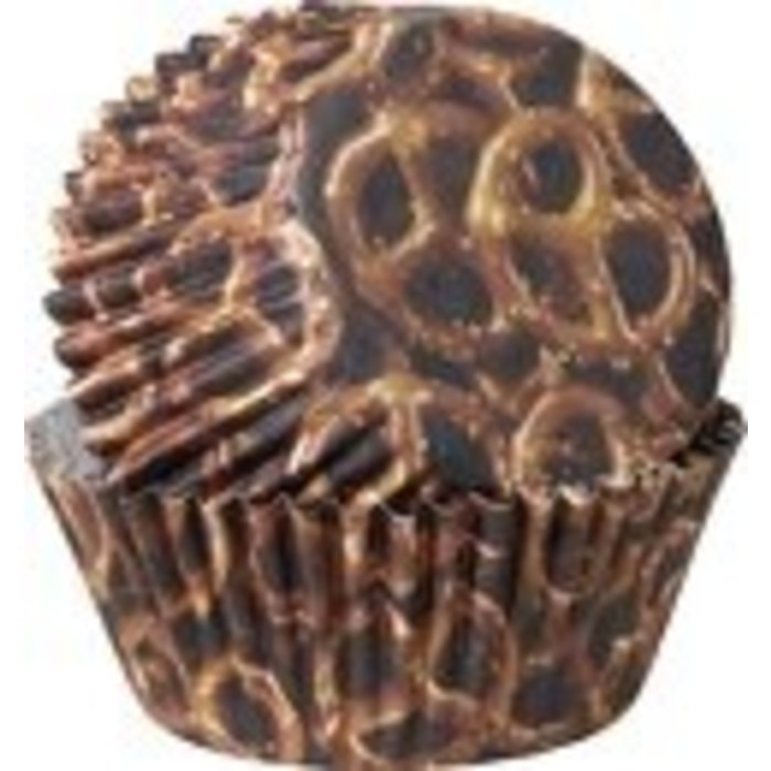 Pretzels No Fade Foil Cupcake Liners