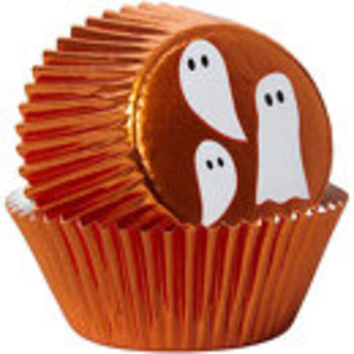 Halloween Foil Cupcake Liners Ghost