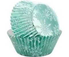 Snowflake Foil Cupcake Liners