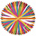 Color Wheel Mini Cupcake Liners by Wilton