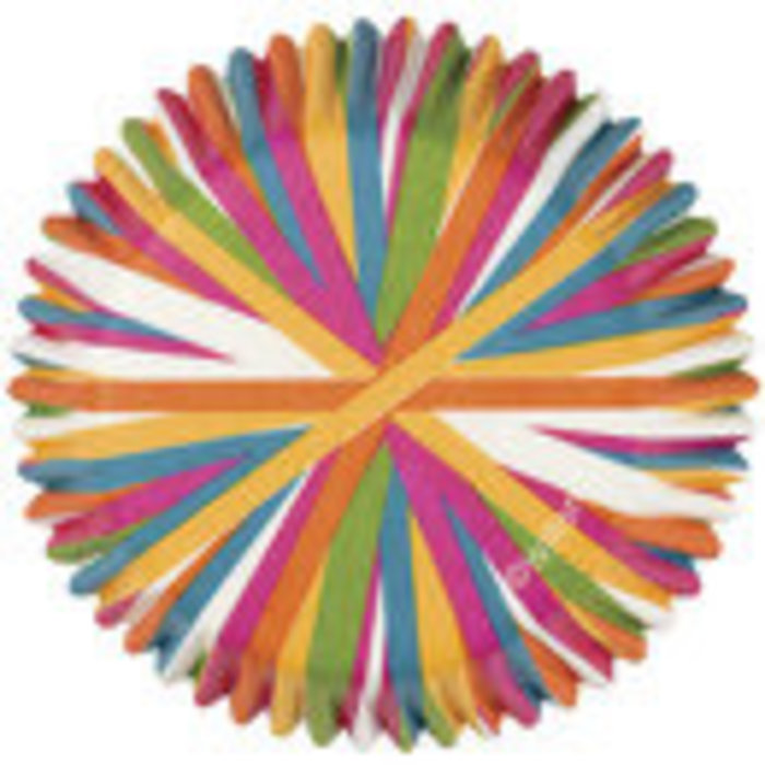 Color Wheel Mini Cupcake Liners by Wilton