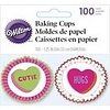 Words Can Express Mini Valentine's Day Cupcake Liners
