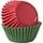 Red and Green Mini Christmas Cupcake Liners
