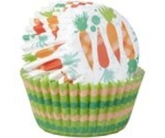 Bunny and Carrot Mini Easter Cupcake Liners