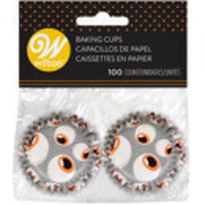 Eyeball Mini Halloween Cupcake Liners