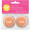 Love Mini Valentine's Day Cupcake Liners