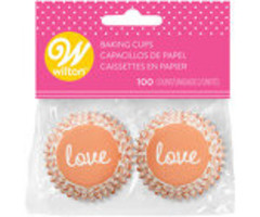 Love Mini Valentine's Day Cupcake Liners