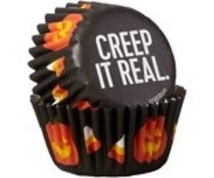 Creep It Real Mini Halloween Cupcake Liners