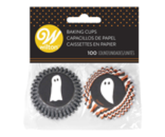 Mini Ghost Halloween Cupcake Liners