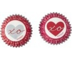 Mini Valentine's Day Cupcake Liners XO