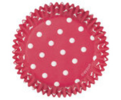 Red Dot Cupcake Liners