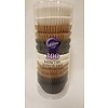 Cupcake Liners 300 Ct Black, White and Natural