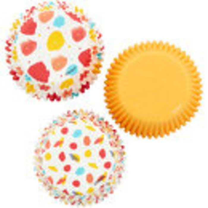 Polka Dot and Yellow Cupcake Liners