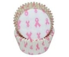 Pink Ribbon Cupcake Liners 24 Count