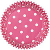 Dark Pink Dot Cupcake Liners
