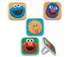 Sesame Street Cupcake Rings