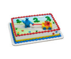 Cookie Monster and Elmo Birthday Cake Kit