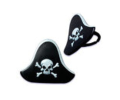 Pirate Hat Cupcake Rings