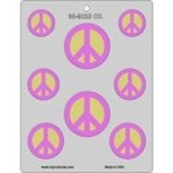 Peace Sign Shaped Candy Mold by Ck Products 90-9233
