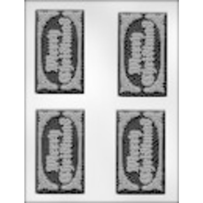 Merry Christmas Candy Bar Mold 90-4616
