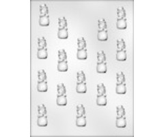 Snowman Christmas candy Mold Bite Size 1-5/8" 90-4009