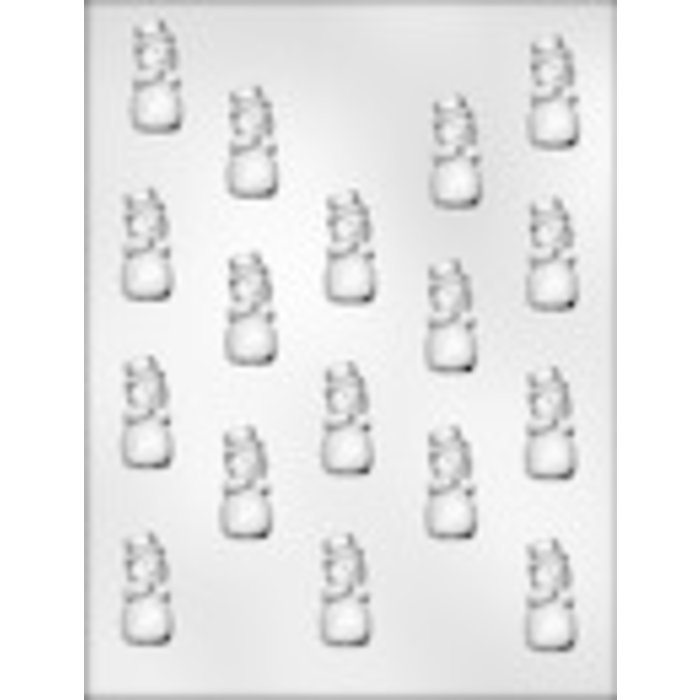 Snowman Christmas candy Mold Bite Size 1-5/8" 90-4009