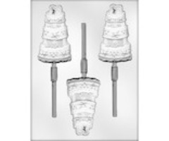 Wedding Cake Sucker Candy Mold