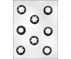 Snowflake On Round Candy Mold 90-4127
