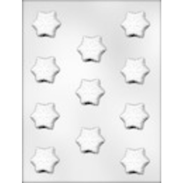 Snowflake Christmas candy mold 1-1/2" 90-4027