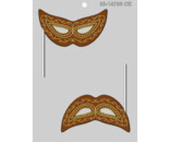 Mardi Gras Mask Candy Mold by Ck Products 90-14780