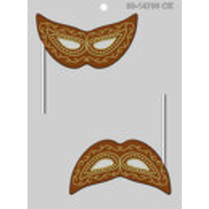 Mardi Gras Mask Candy Mold by Ck Products 90-14780