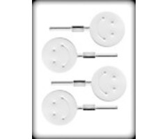 Smiley Face Shaped Hard Candy Mold by Ck Products 8H-9822