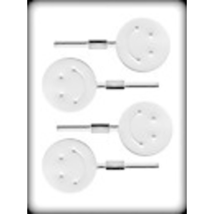 Smiley Face Shaped Hard Candy Mold by Ck Products 8H-9822
