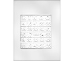 Bingo Card Candy Mold 90-13491