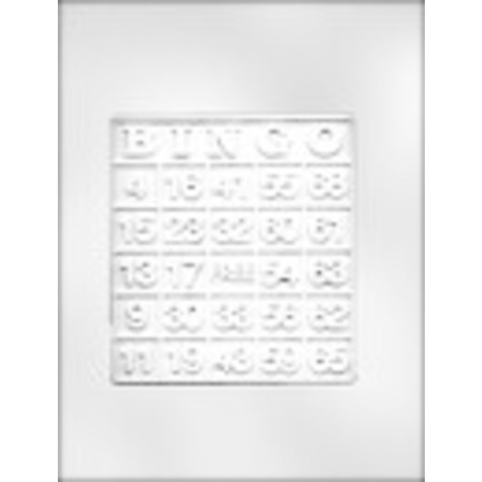 Bingo Card Candy Mold 90-13491