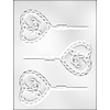 Love Heart Shaped Sucker Candy Mold by CK Products 90-1218