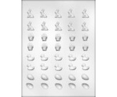 Easter Themed Candy Mold Mini Sized by Ck Products 90-2119