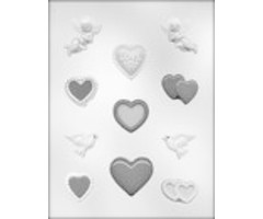 Valentine's Day Assortment Candy Mold by Ck Products 90-1105