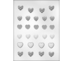 Small Assorted Heart Shaped Candy Mold cy Ck Products 90-1125