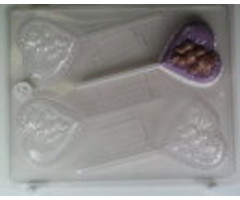 Bear on Heart Sucker Mold by Concepts in Candy B010