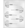 Bat shaped Lollipop Sucker Candy Mold 90-3247