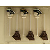 Skull and Cross Bones Lollipop Shaped Candy mold H125