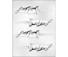 Easter Bunny Side View Sucker Candy Mold by Ck Products 90-2218