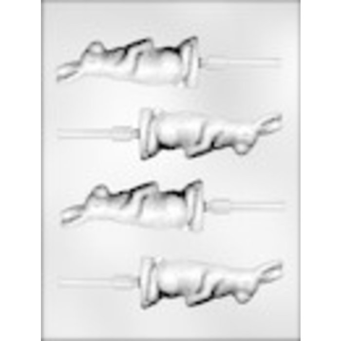 Easter Bunny Side View Sucker Candy Mold by Ck Products 90-2218